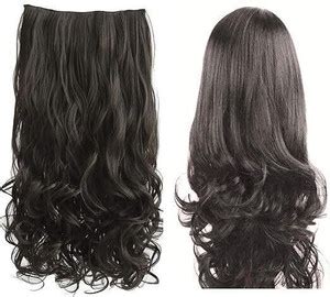 TRESS Beautiful Looks Premium Quality Wavy 5 Clip In Hair Extension ...