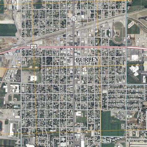 Burley, ID (2010, 24000-Scale) Map by United States Geological Survey ...