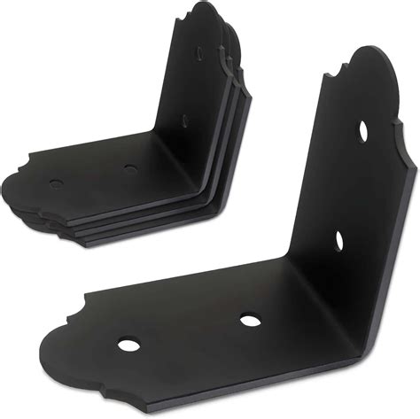 Amazon.com: 4Packs 90 Degree Angle Bracket Large L Brackets , 6" Heavy ...