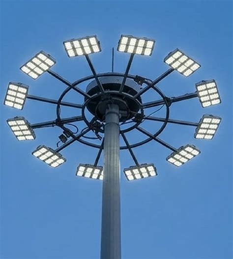 High Mast Lighting Pole - 20 Meter High Mast Lighting Pole Manufacturer ...