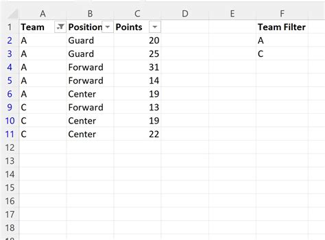 Image result for Filter VBA Code