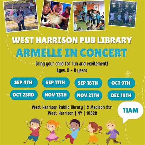 Rock Your World Kids Family Concerts!, West Harrison Library, White ...