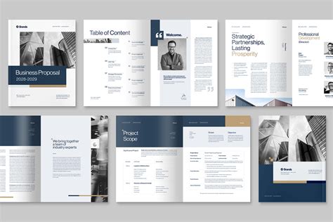 Business Proposal Brochure Template - BrandPacks