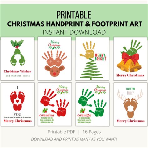 Christmas Handprint Art - A Cherished Christmas Keepsake - Add A Little ...
