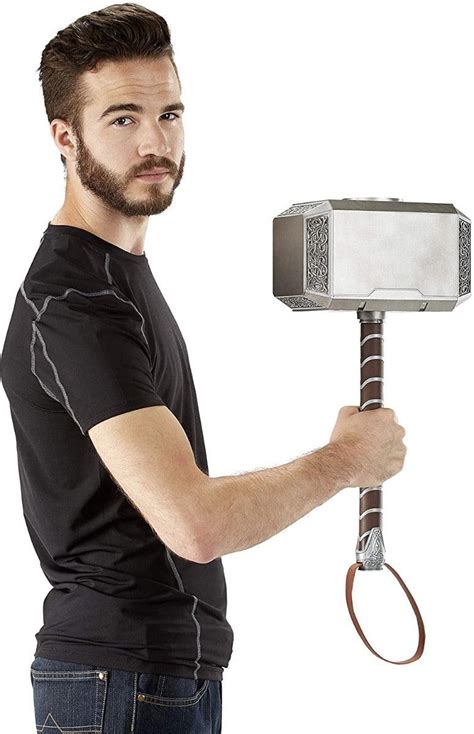 Buy Marvel Legends Series Mjolnir Electronic Hammer Online at Best ...