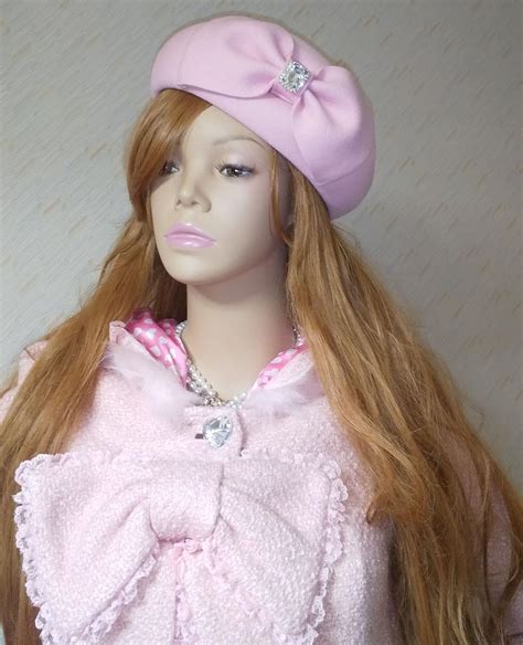 ★プリメロ★数量限定★ピンク★きらきらリボン★ベレー帽★帽子★ハット★マーズ★ 帽子