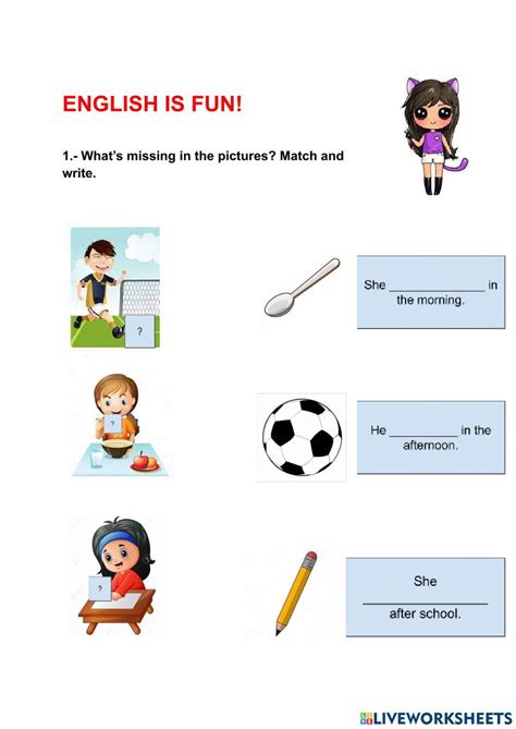 Image result for Language Fun Worksheets
