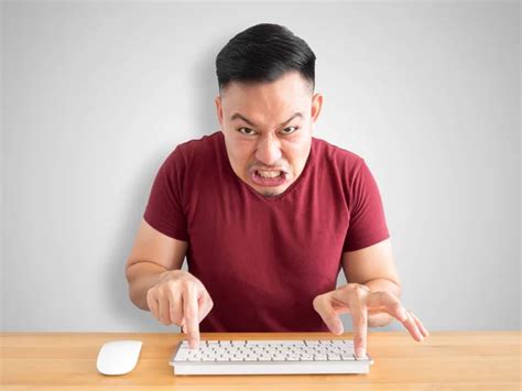 Image result for Angry Man Against Computer