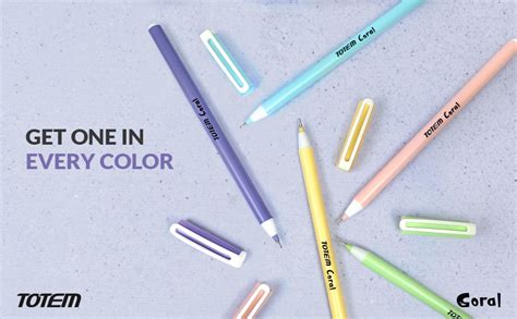 TOTEM Coral Ball Pen Set | 60 Pens (30 Blue Ink & 30 Black Ink ...