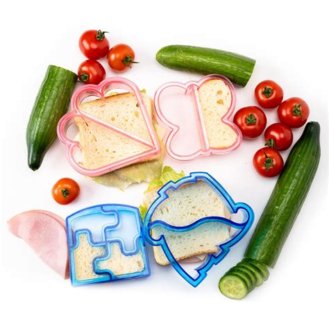 Buy StarPack Sandwich Cutters for Kids - Includes 4 Sandwich Cutters ...