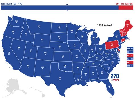 Presidential Election of 1932 - 270toWin