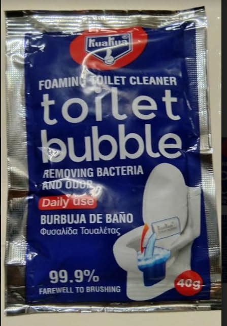 BSBDA Foaming Toilet Cleaner, Toilet Bubble Removing Bacteria & Odor ...
