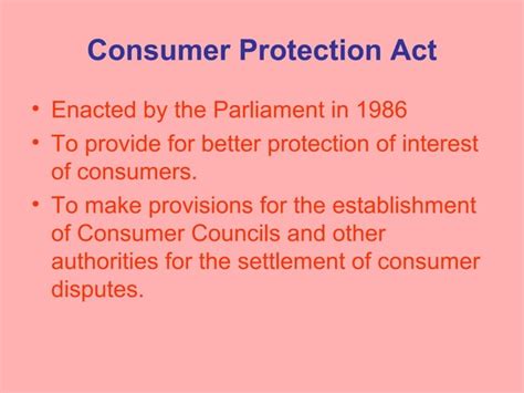 Image result for Consumer Protection Act Explained