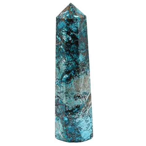Chrysocolla Crystal Tower