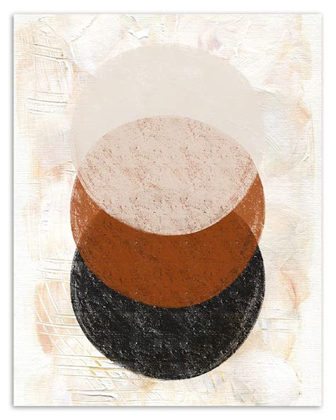 Pacific Wood Geometric Wall Art Circle, Abstract Art Boho Wall India | Ubuy