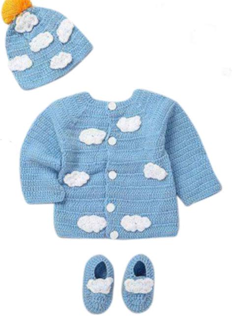 KiwiPod Newborn Cozy Warm Baby Sweater Set -Hand Made Baby India | Ubuy