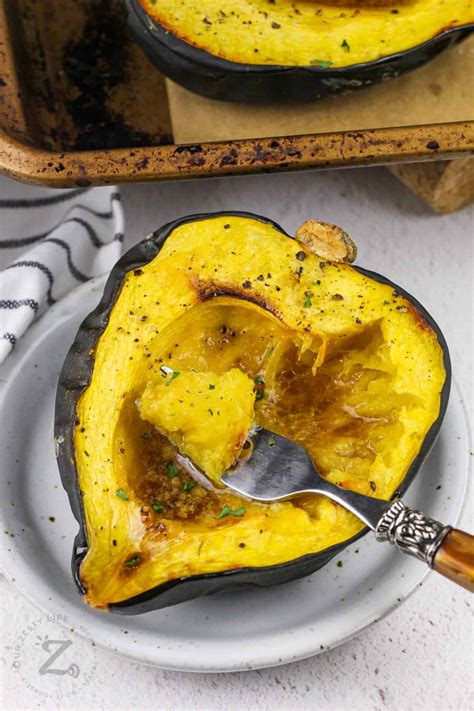 Roasted Acorn Squash (Easy Recipe!) - Our Zesty Life