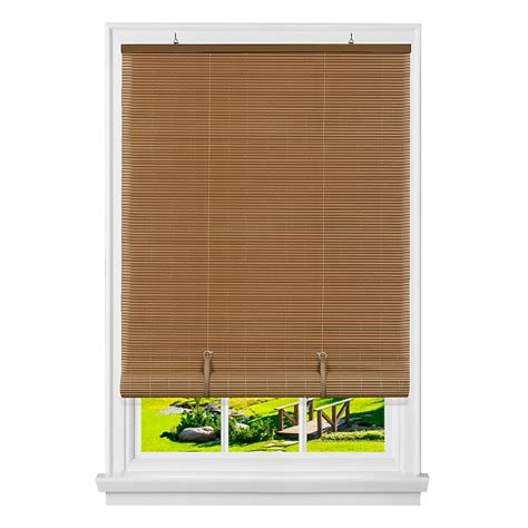 Achim Cordless Solstice 0.25-in Slat Width 36-in x 72-in Cordless Brown ...