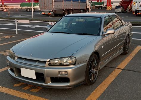 The R34 Skyline sedan is a very pretty car. Much better than an R34 GT ...