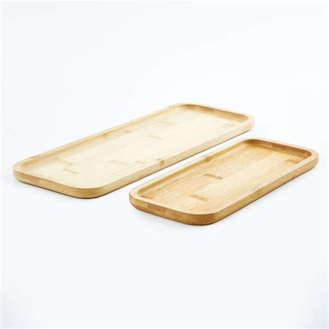 Buy Vamos Istana Set of 2 Bamboo Serving Platter from Home Centre at ...