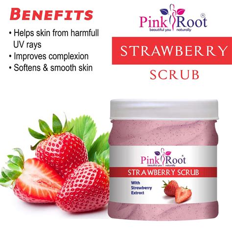 Buy PINK ROOT STRAWBERRY SCRUB 500ML Online & Get Upto 60% OFF at PharmEasy