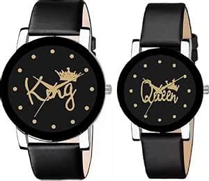 Buy GIFFEMANS Fresh Fashion Best in Market King and Queen Couple Analog ...