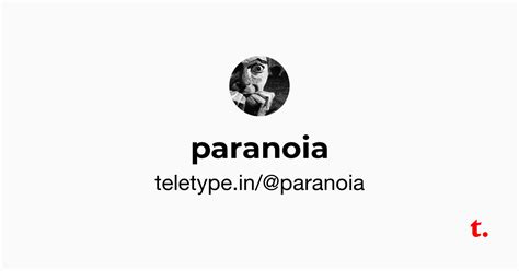 @paranoia — Teletype