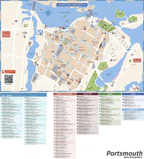 Tourist Map Of Portsmouth Nh Portsmouth NH Hotels Attractions Pubs
