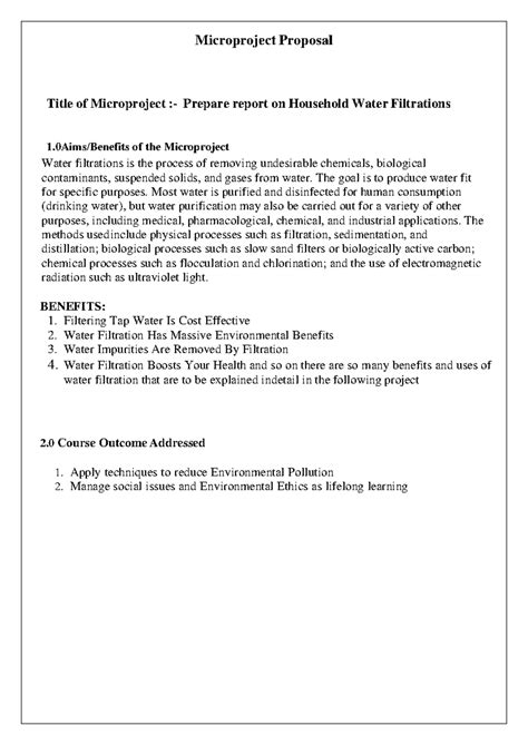 EVS proposal - Hi bro - Microproject Proposal Title of Microproject ...