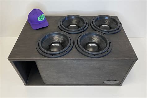 Gately Audio - 4 x 12” subs up port back 7.0cf