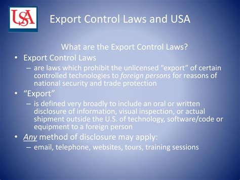 Export Control 的图像结果