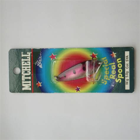 5.0g OLD MITCHELL ミッチェル Special Real Spoon COLOR/SYA トラウト バス 海の小物 ルアー ...
