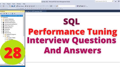 Image result for SQL Performance Tuning Interview Questions