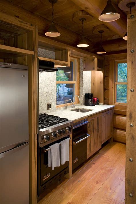 Image result for Small Cabin Kitchen
