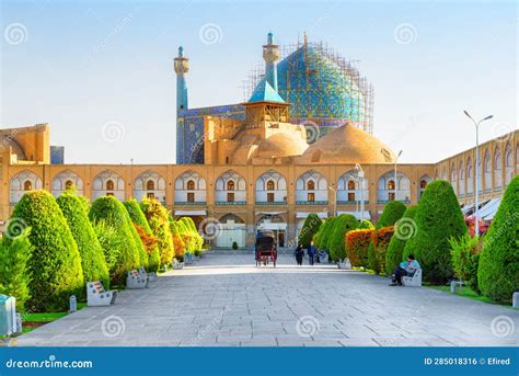 Awesome View of the Shah Mosque (Imam Mosque), Isfahan, Iran Stock ...