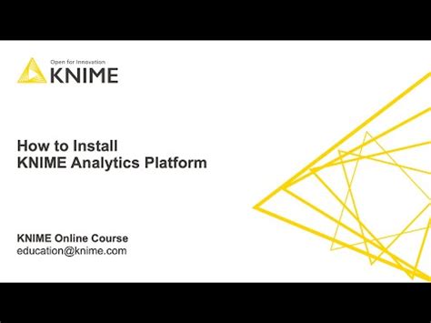 How To Install KNIME Analytics Platform on Windows Video Lecture - Data ...