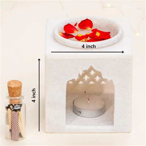 TajMahal Marble Jali Oil Diffuser – Shades of Spring