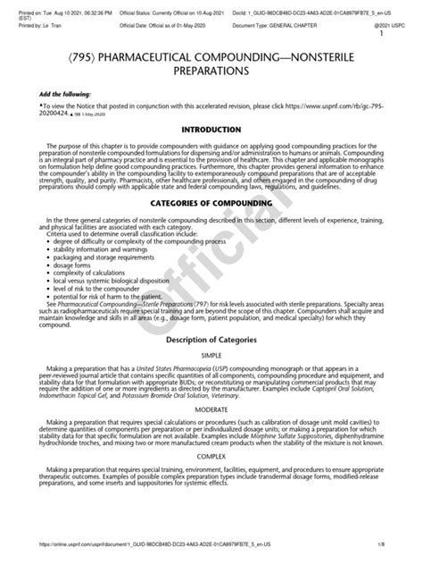 Image result for Examples of Non Sterile Compounding Log Book Titles Examples