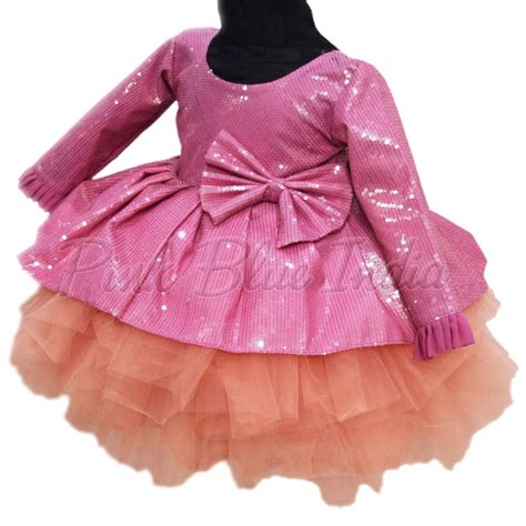 Sequin Party Dress for Little Girl – Sparkle Birthday Frock