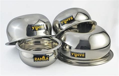 Stainless Steel Handi Set, Serving Handi,Cookware Set ,Patila, Bhagona ...