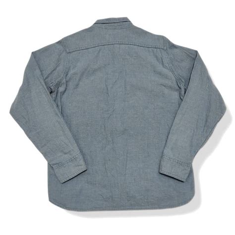 Full Count Chambray Selvedge shirt, Fesyen Pria, Pakaian , Atasan di ...