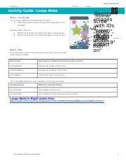 Image result for Lesson 8 Loops 1 Course 2 Answer Key