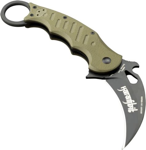 Buy Fox 479 G10 OD Green Emerson Wave Folding Karambit Online at Lowest ...