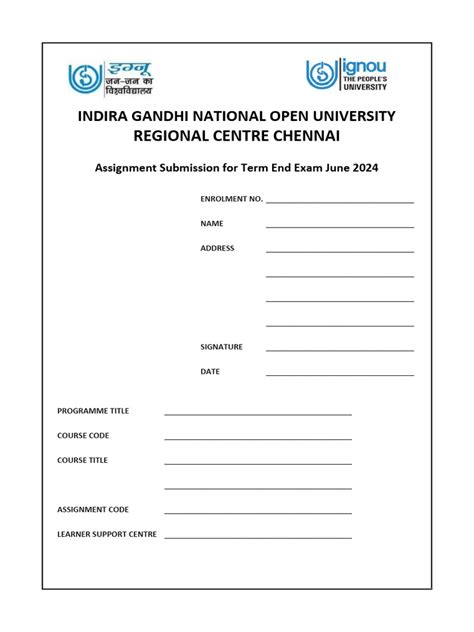 Image result for Appendix 1 IGNOU Project
