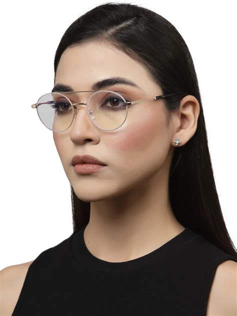 Round Gold Frame Glasses | Gold Frame Chasma