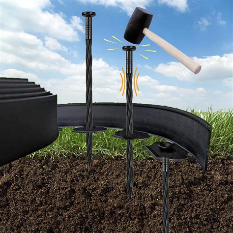 Nlcoek 20 FT No dig Fence Edging for Landscape Edging Kit India | Ubuy