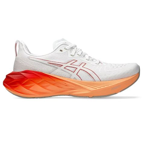 Buy ASICS Mens Nova Blast 4 White/Moonrock Running Shoes Online