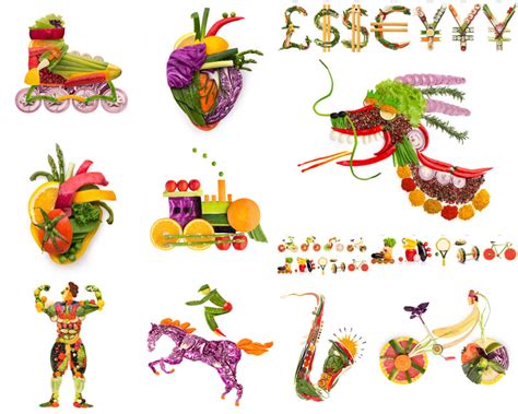 创意水果与蔬菜摄影高清图片 - 爱图网设计图片素材下载