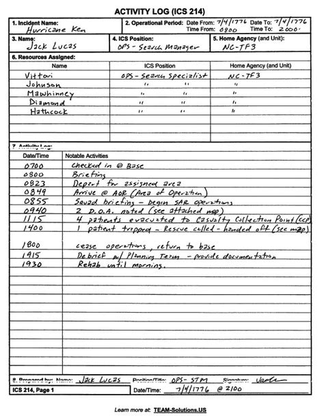Image result for ICS 214 Tutorial