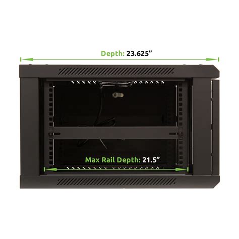 Buy NavePoint 6U Wall Mount Network Server 600mm depth Cabinet Rack ...
